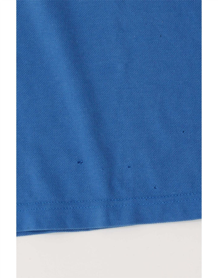 Adidas Polo Shirt til mænd, stor blå bomuld