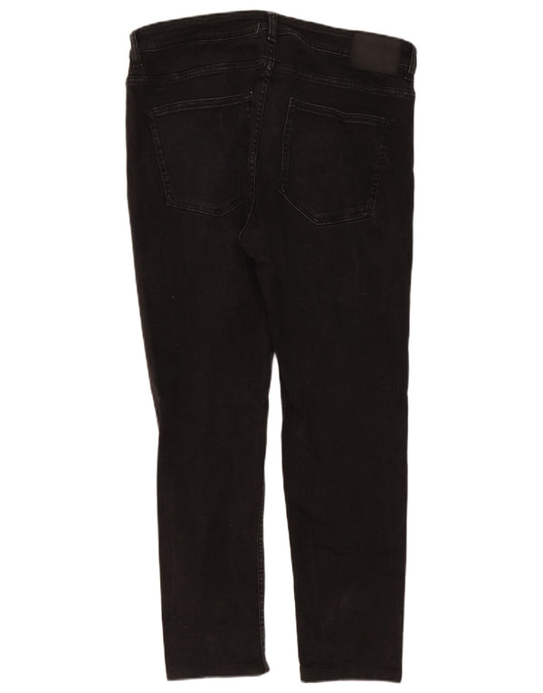 Zara Herre Slim Jeans EU 46 XL W36 L28 Sort