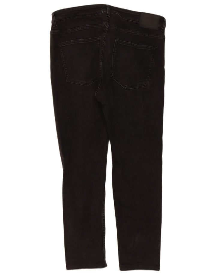 Zara Herre Slim Jeans EU 46 XL W36 L28 Sort