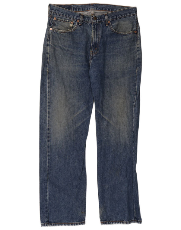 LEVI'S Herre 751 Straight Jeans W34 L30 Blå