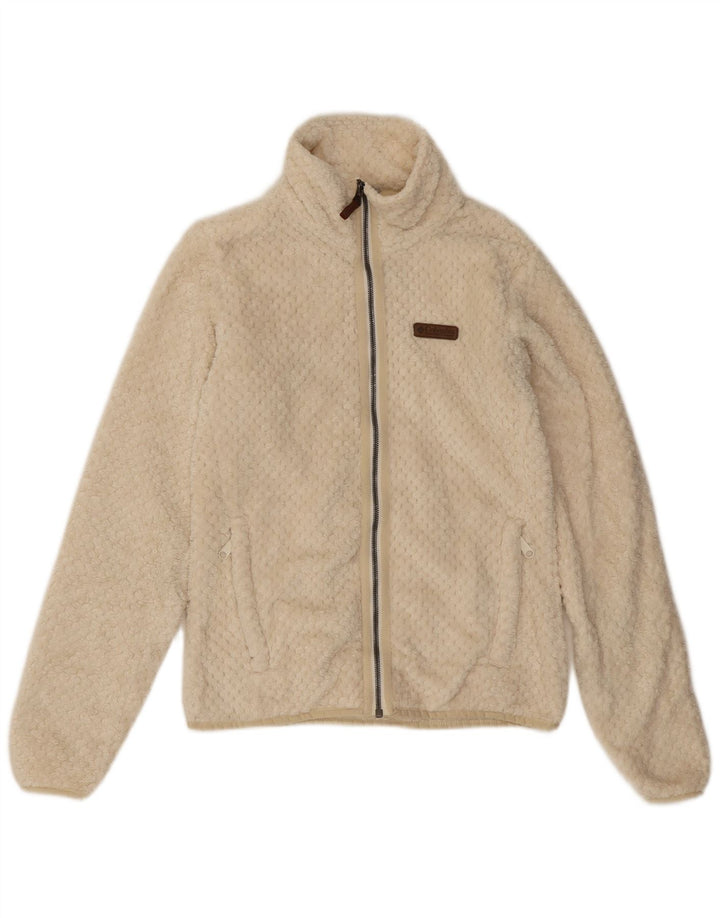 Columbia Fleecejakke til kvinder UK 10 Small Off White Polyester