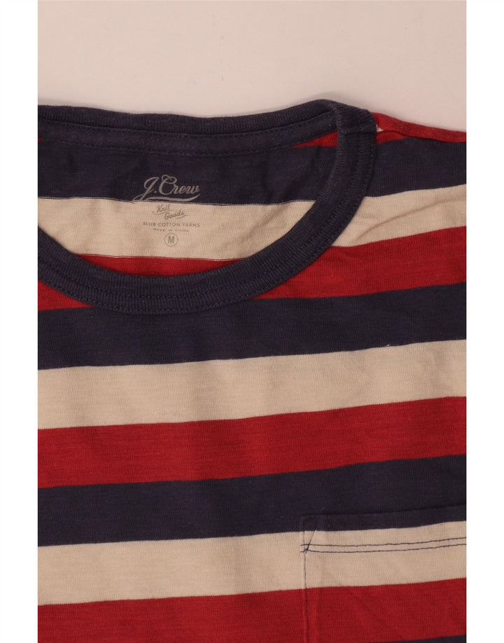 J. Crew Herre T-Shirt Top Medium Flerfarvet Stribet Bomuld