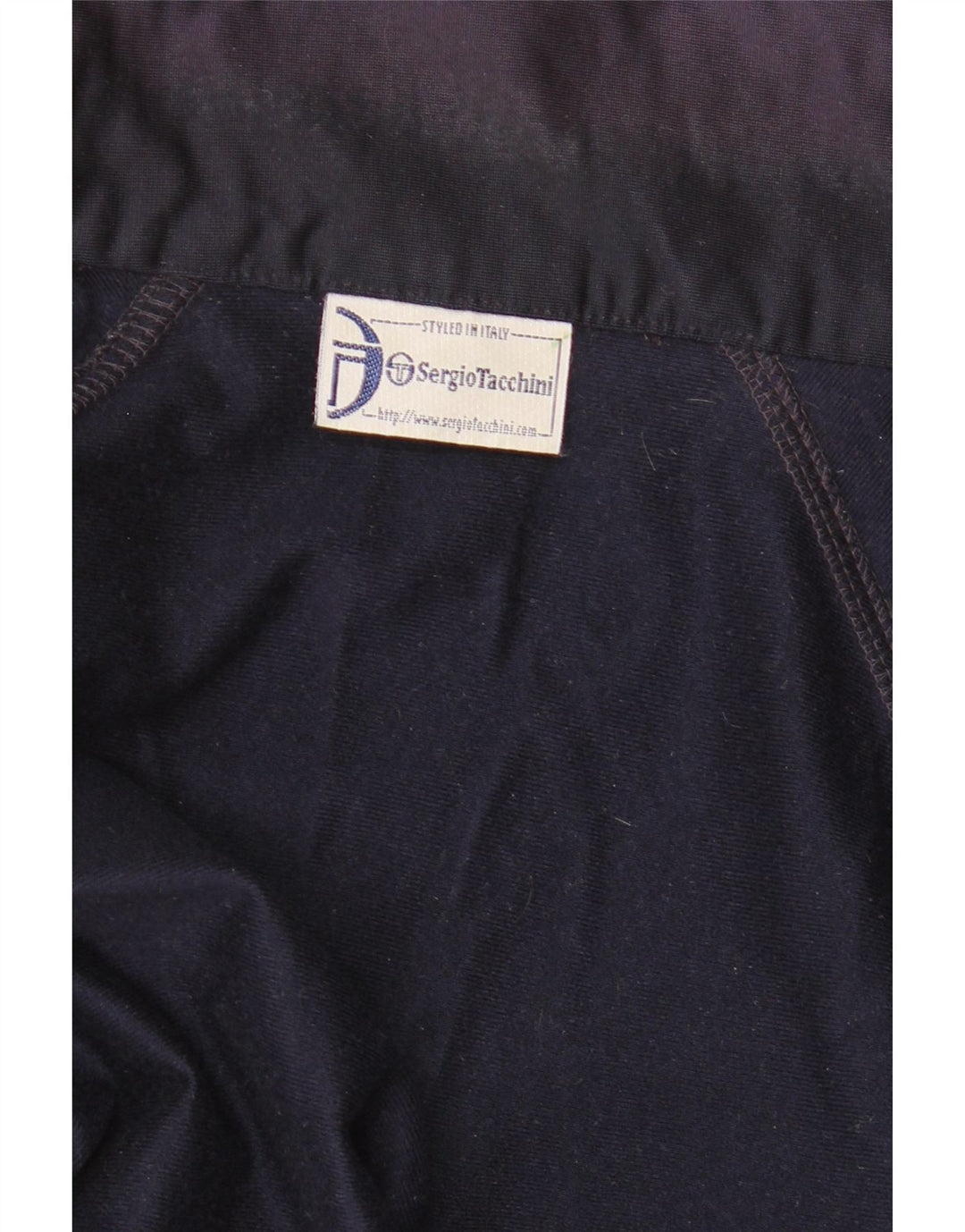 Sergio Tacchini Herre grafisk træningsdragt topjakke XL marineblå