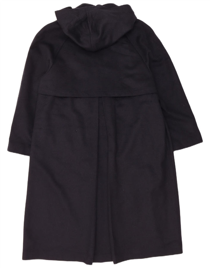 Vintage overtræk med hætte til mænd IT 48 Mellem marineblå uld