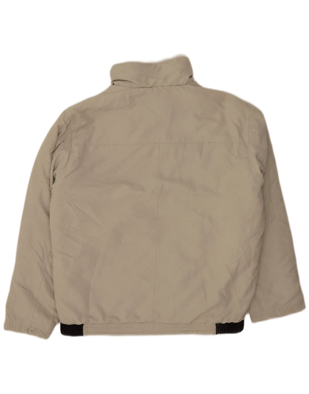 Vintage Bomber Jacket UK 42 XL Beige Colourblock Polyester