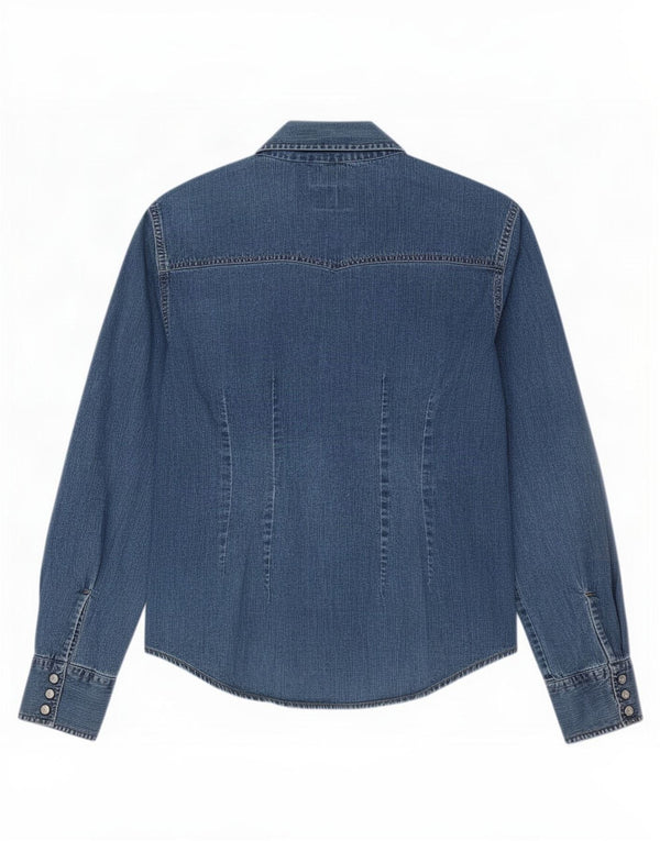 Swish Dame Denim Shirt UK 18 XL Navy Blue