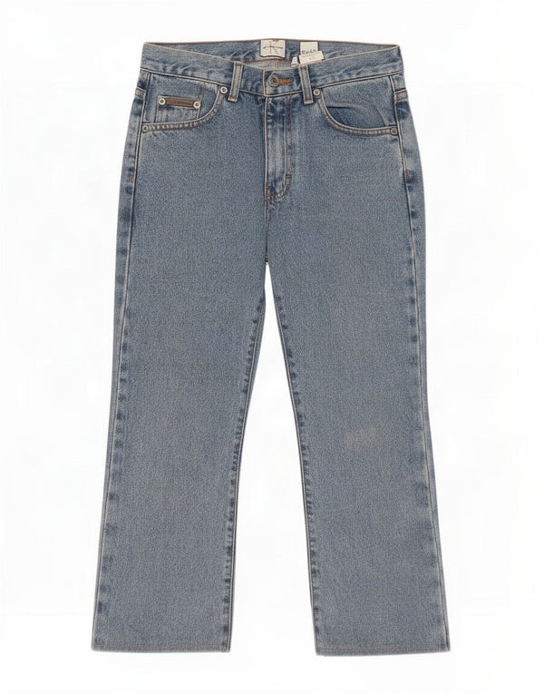 Calvin Klein Womens Cropped Jeans US 1 XS W28 L23 Blå Bomuld