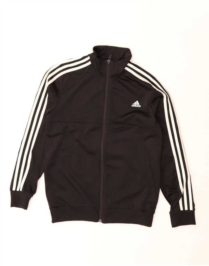 ADIDAS drenge Climalite træningsdragt topjakke 13-14 år sort polyester