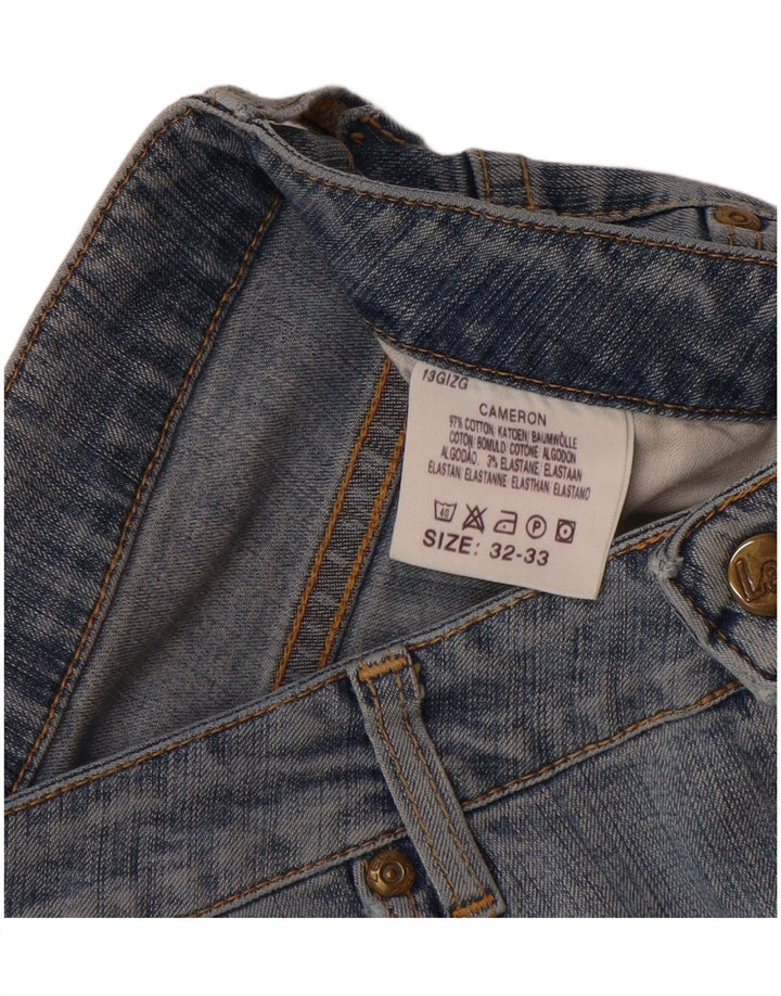 LEE Dame Cameron Straight Jeans W32 L28 Blå Bomuld