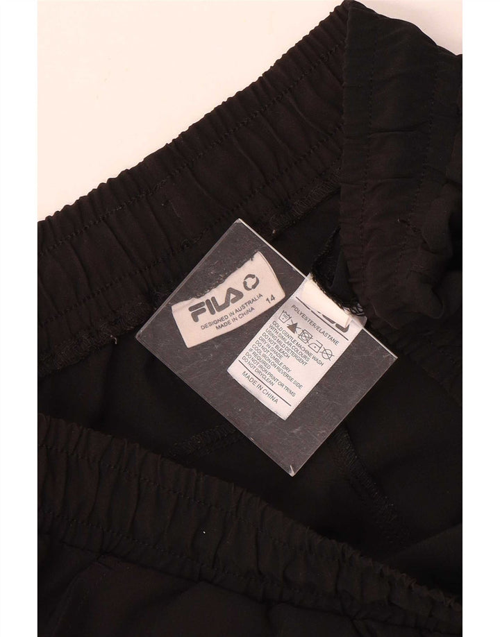 Fila Sportsshorts til kvinder UK 14 Stor sort polyester