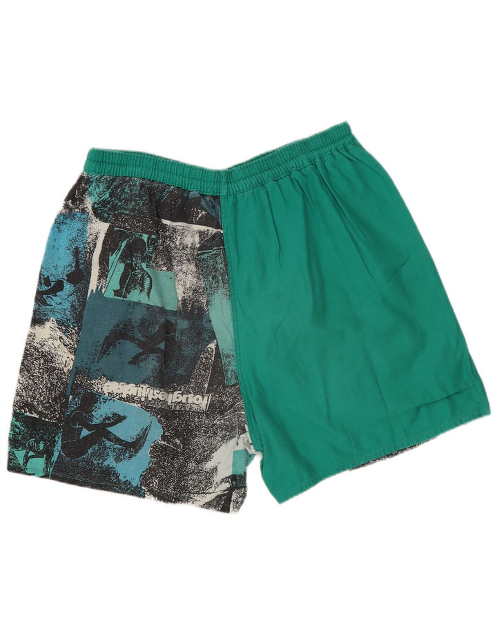 Vintage badeshorts til mænd Små flerfarvet Tie Dye Bomuld