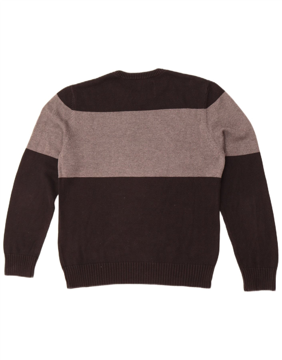 Guess trøje med rund hals til mænd Medium Sort Colourblock Bomuld