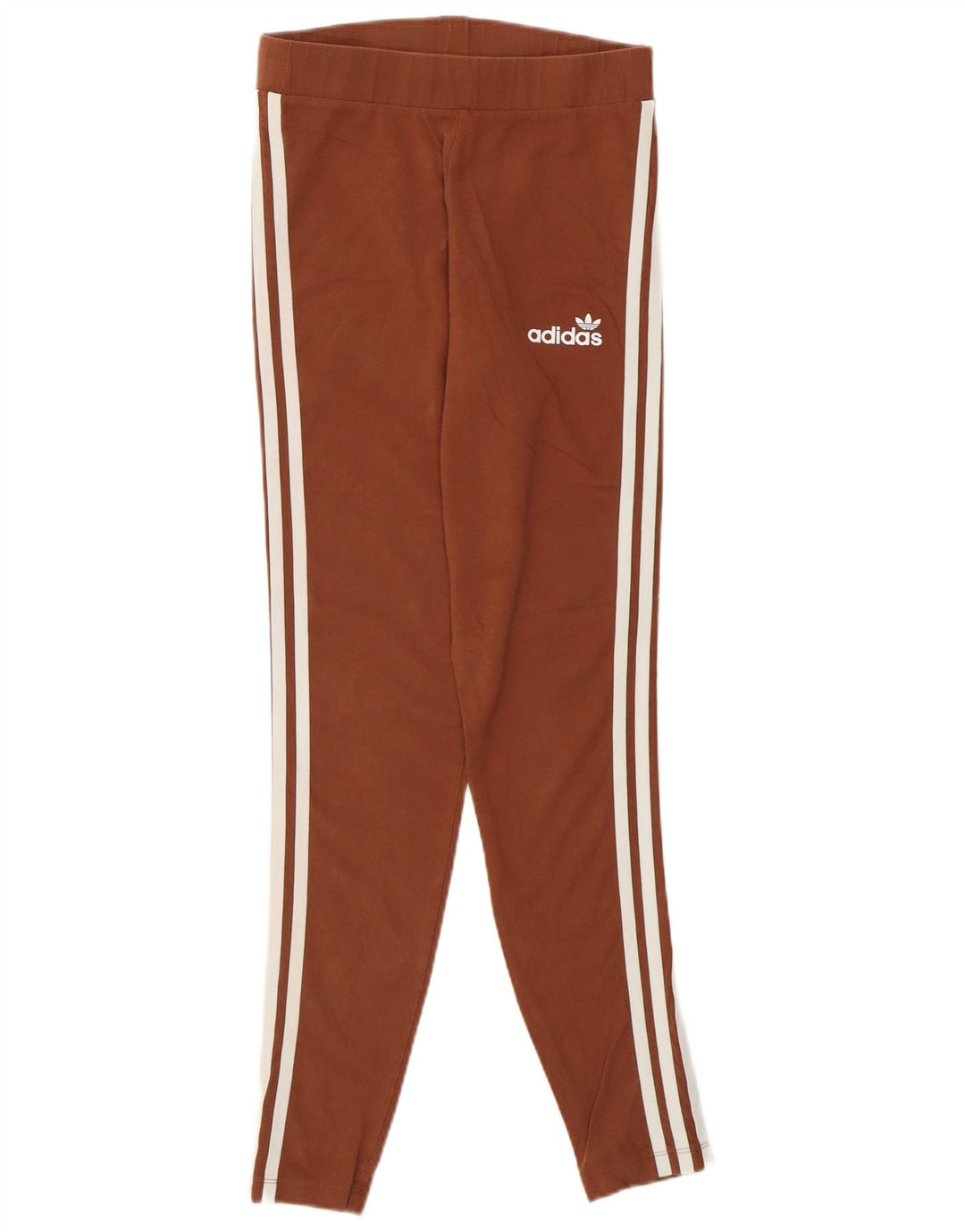 Adidas Dame Leggings UK 12 Medium Brun Bomuld