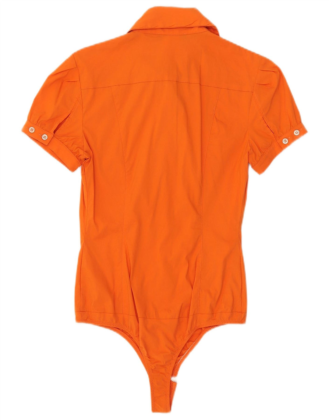 PATRIZIA PEPE Dame Bodysuit IT 42 Medium Orange Bomuld