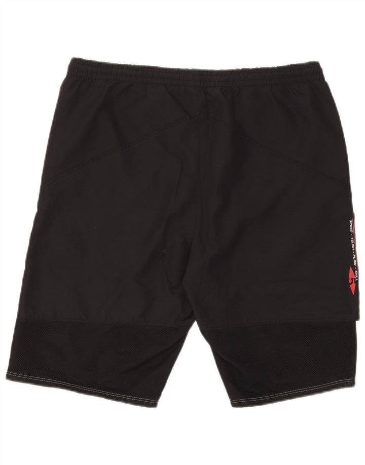 UMBRO Herre grafiske sportsshorts Medium Sort Colourblock