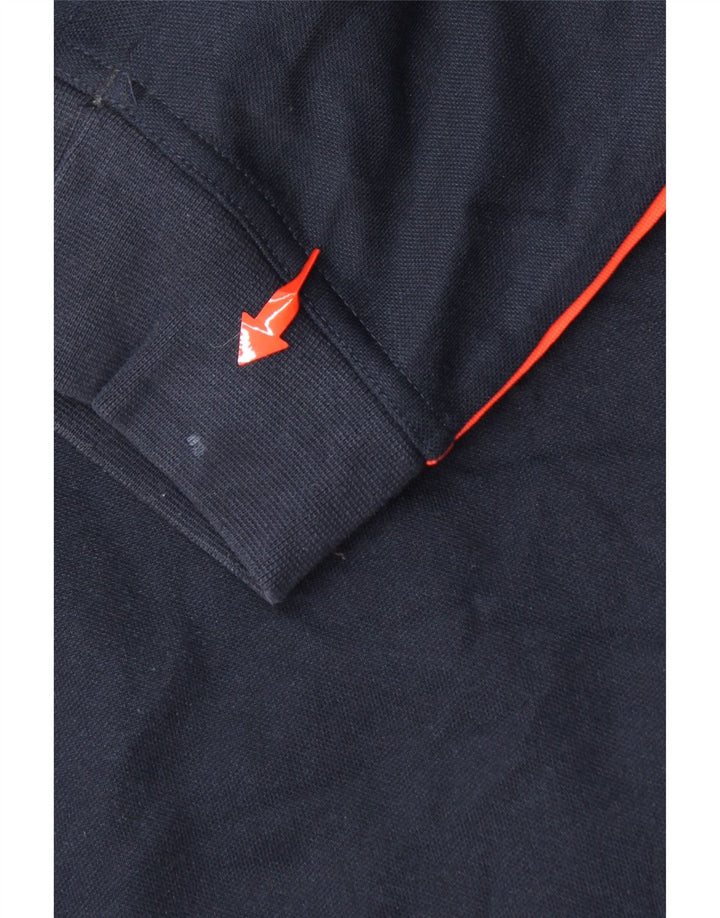 ADIDAS Mens Zip Hoodie Sweater Medium Navy Blue Cotton Vintage Adidas and Second-Hand Adidas from Messina Hembry 