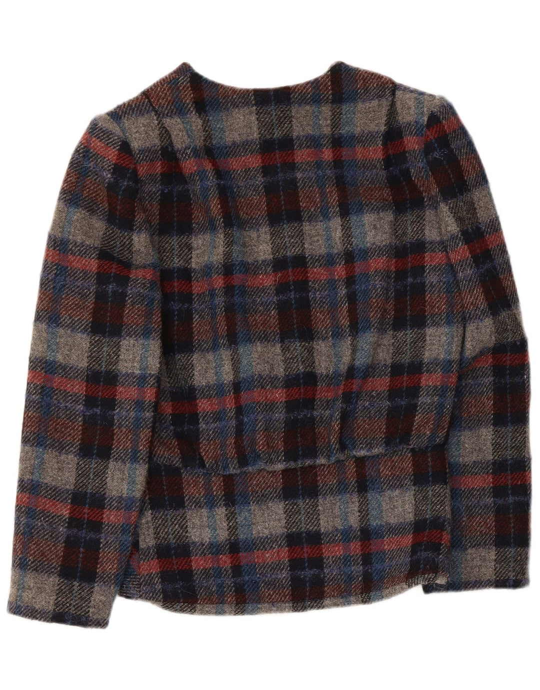 Erreuno Dame 1-knaps blazerjakke IT 42 Medium Flerfarvet ternet uld