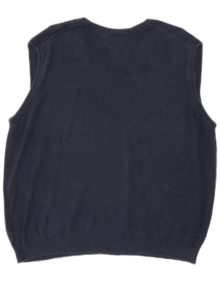 CHAPS Vest Tank Top XL Marineblå Bomuld