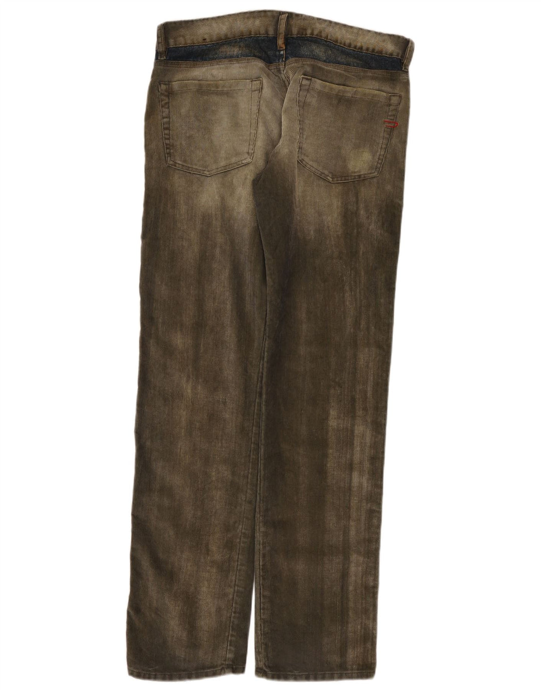 Diesel Dame Straight Jeans W32 L32 Khaki Polyester