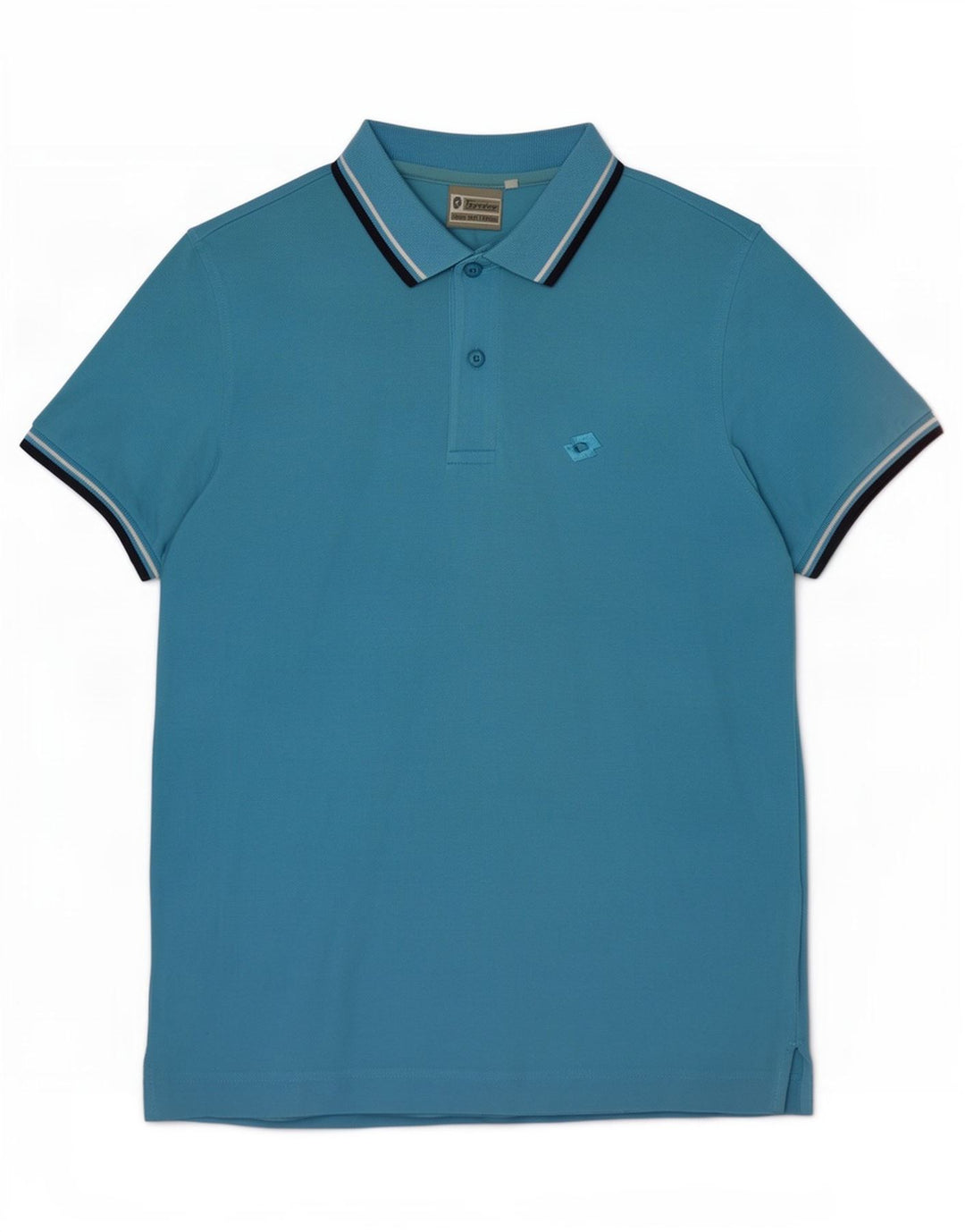 Lotto Herre poloshirt Medium blå stribet bomuld
