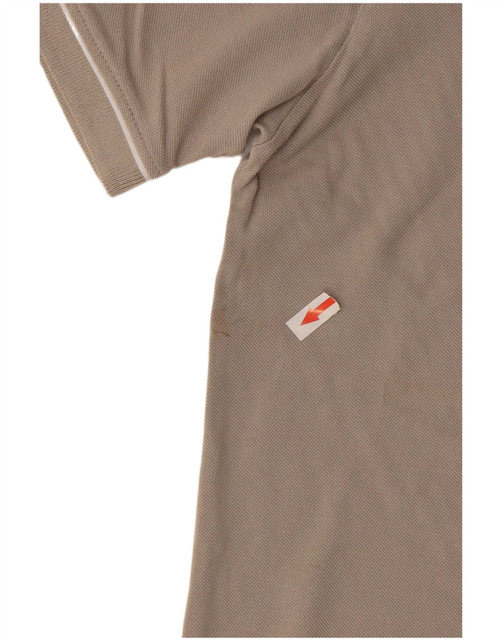 Avirex Dame Polo Shirt UK 12 Medium Grey Bomuld