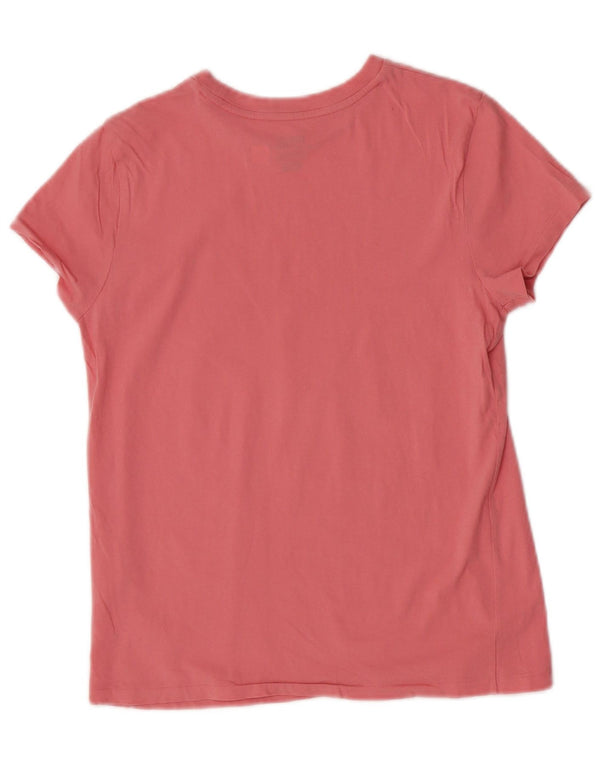Polo Ralph Lauren Dame T-Shirt Top UK 10 Small Pink