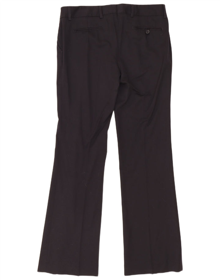Gant Dame Bootcut Suit Bukser UK 12 Medium W34 L33 Sort Uld
