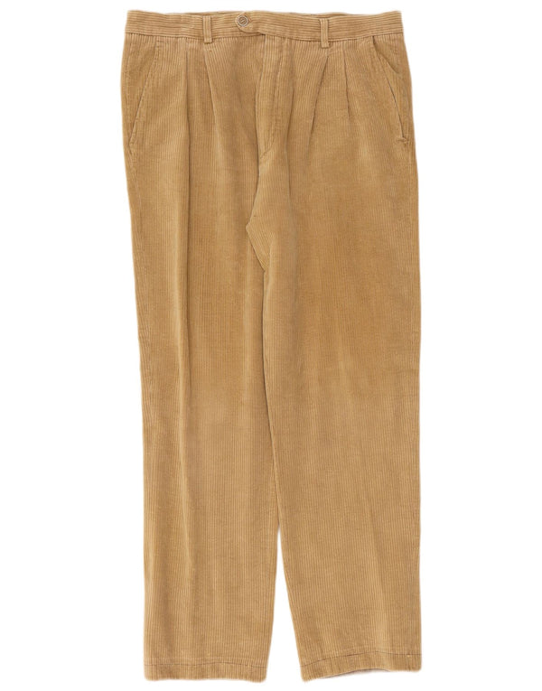 Fila Herre Pegged Corduroy Bukser W34 L31 Beige