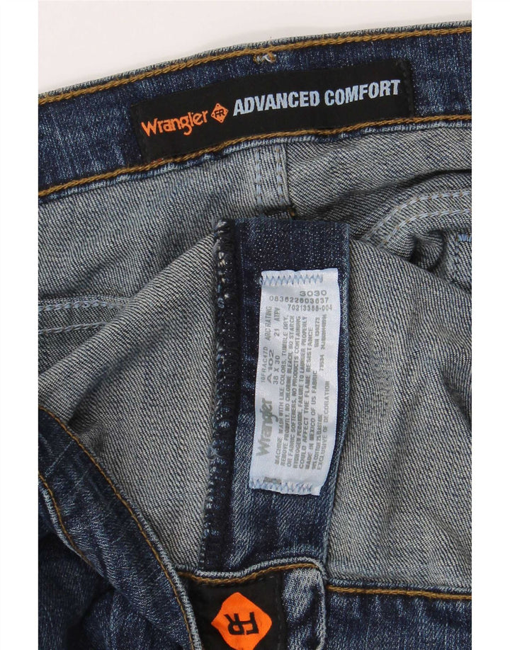 Wrangler Straight Jeans til mænd W38 L30 blå bomuld