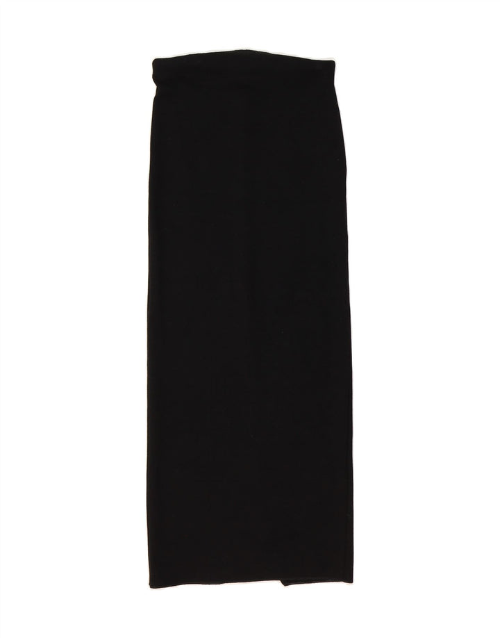ZARA Womens Maxi Skirt Medium W28  Black Viscose Vintage Zara and Second-Hand Zara from Messina Hembry 