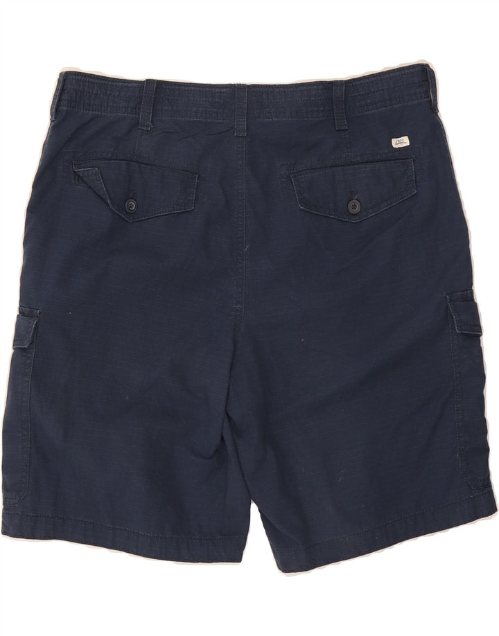 IZOD Mens Cargo Shorts W34 Large  Navy Blue Cotton Vintage Izod and Second-Hand Izod from Messina Hembry 