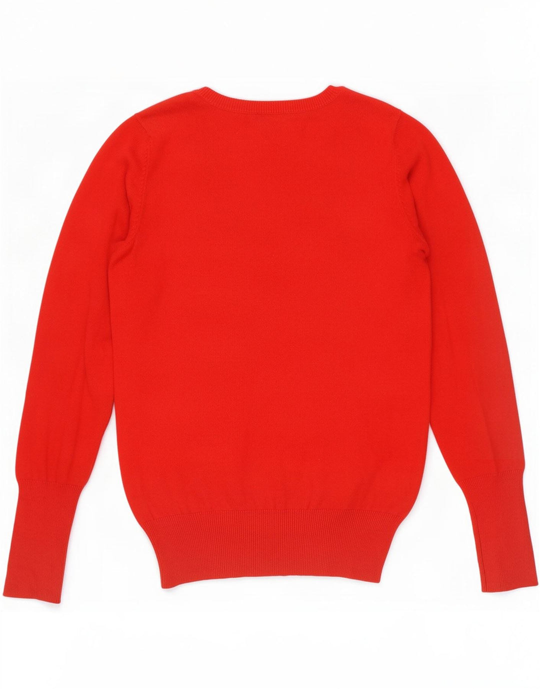 Zara Dame V-hals sweater UK 12 Medium Rød