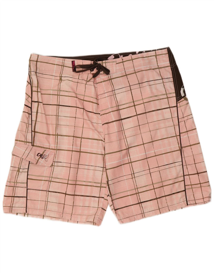 O'Neill Badeshorts til mænd XL Pink ternet