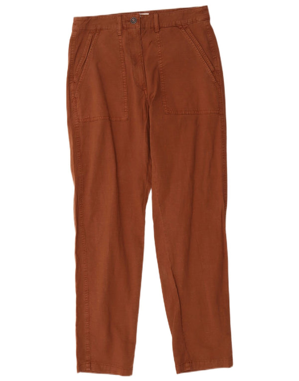 White Stuff Slim Chino Bukser til kvinder UK 10 Small W30 L29 Brun Bomuld