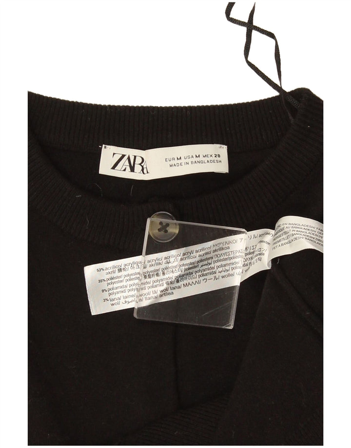 Zara Bolero Jumper UK 14 Medium Sort Akryl