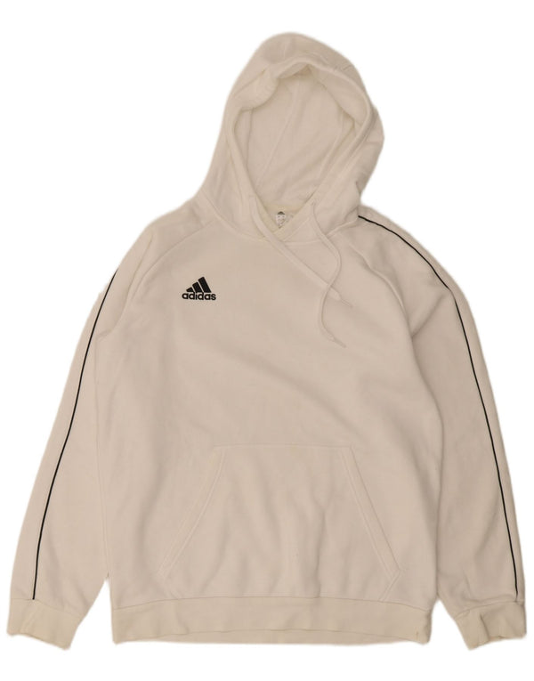 Adidas hættetrøje til mænd, stor hvid bomuld