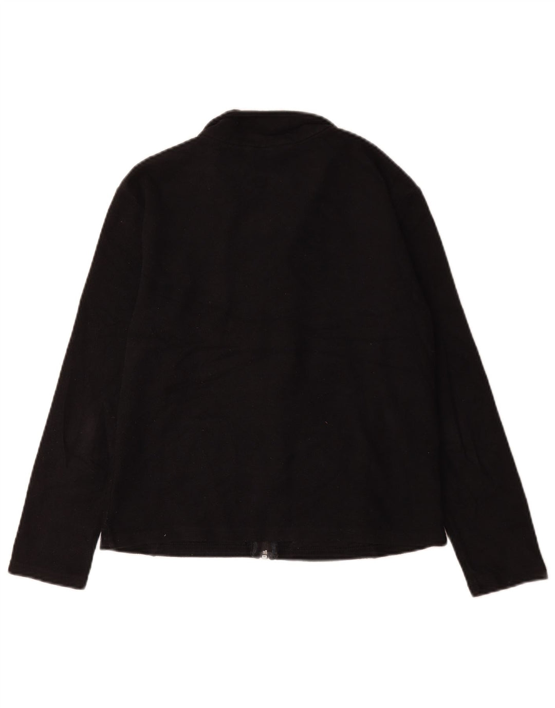 Marks & Spencer Fleecejakke til kvinder UK 12 Medium Sort Polyester