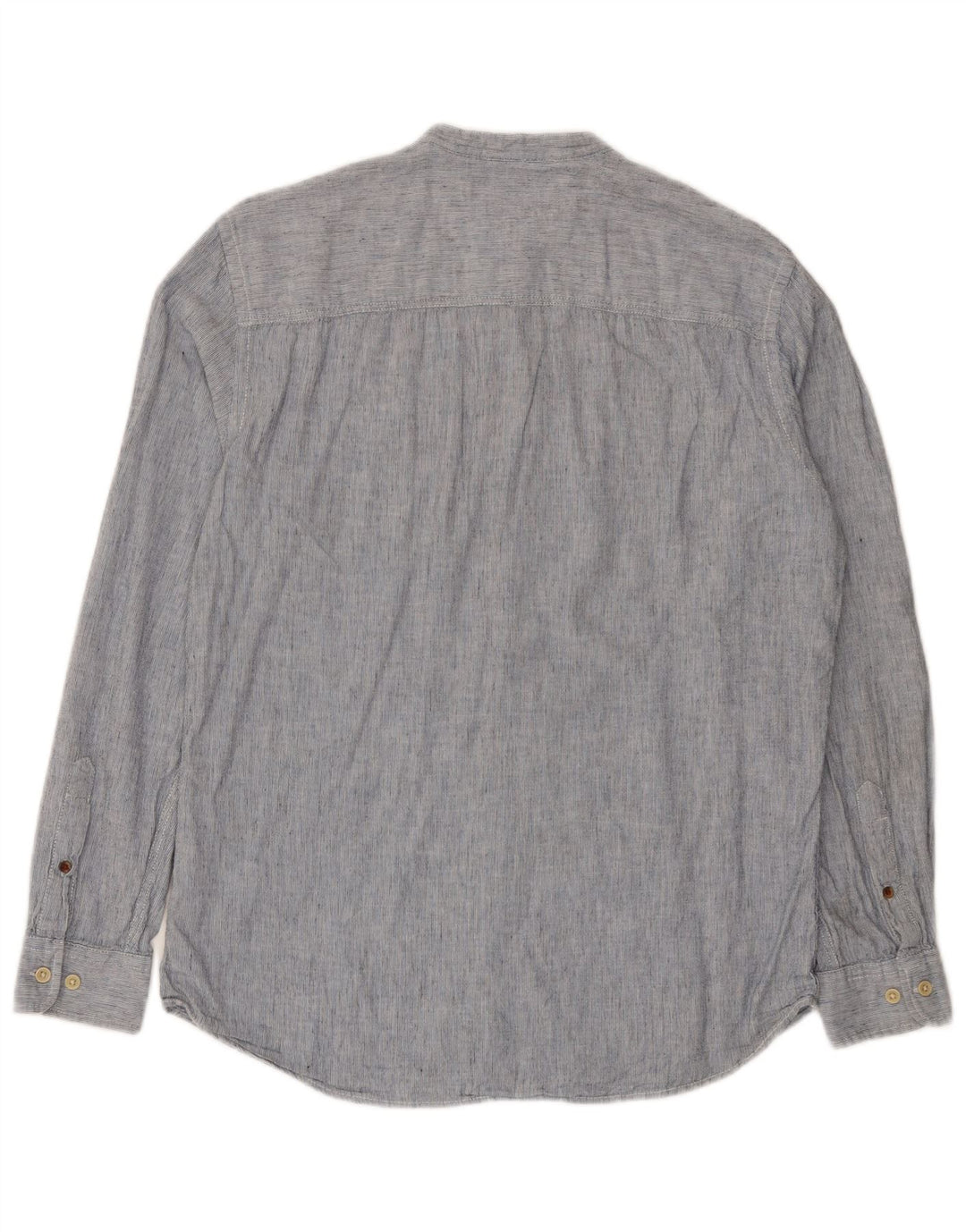 JACK & JONES Herreskjorte Medium Blue Pinstripe Bomuld