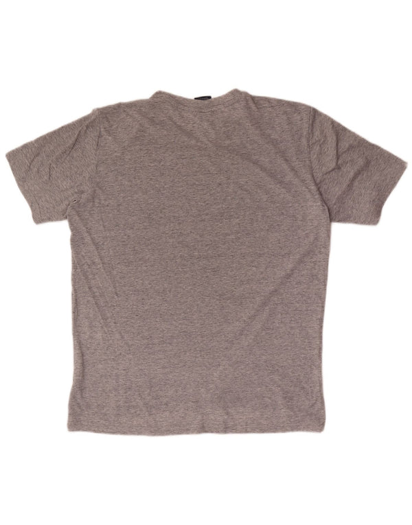 Champion Herre T-Shirt Top XL Grå Flecked Bomuld