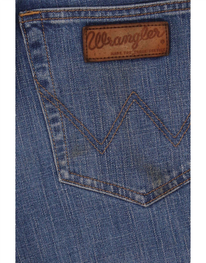 Wrangler Herre Texas Stretch Straight Jeans W30 L32 Blå Bomuld