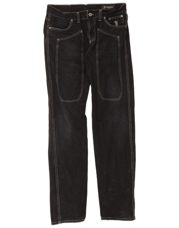 Jeckerson Herre Straight Jeans IT 48 Medium W32 L32 Sort Bomuld