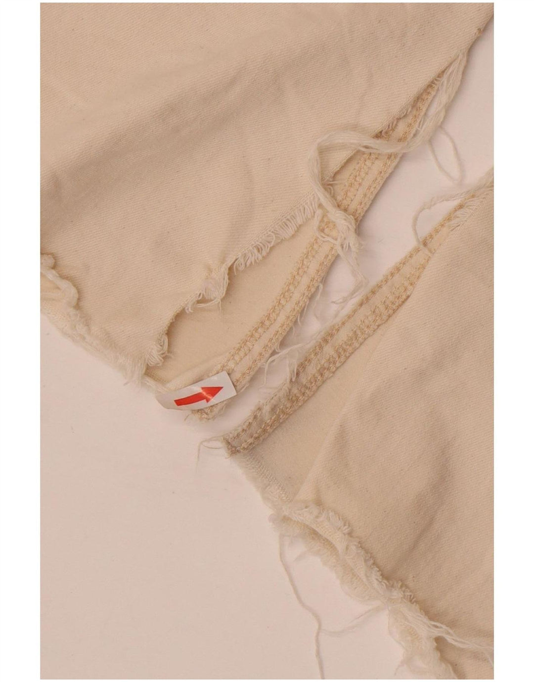 Zara Dame Bootcut Jeans EU 38 Small W28 L32 Off White