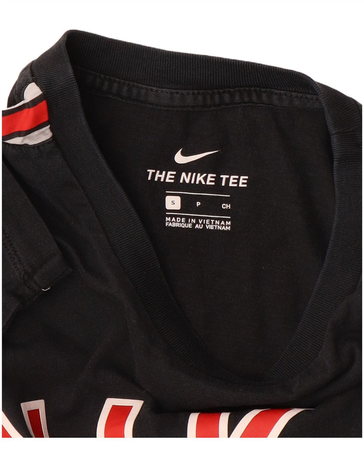 Nike Herre grafisk T-shirt Top Lille Sort Colourblock Bomuld