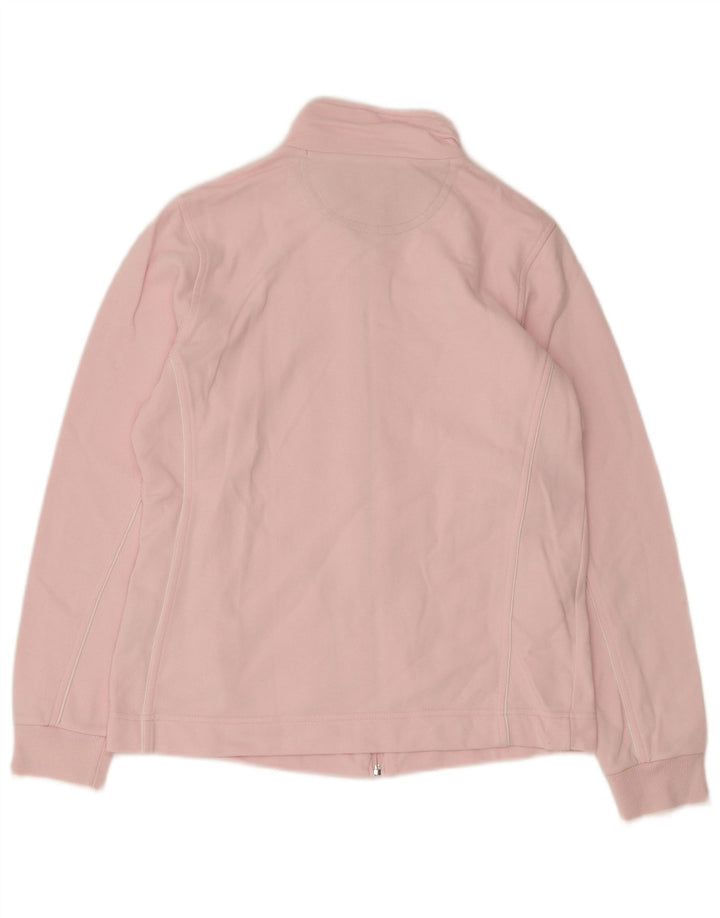 Champion Womens Regular Fit træningsdragt Topjakke UK 10 Small Pink Bomuld