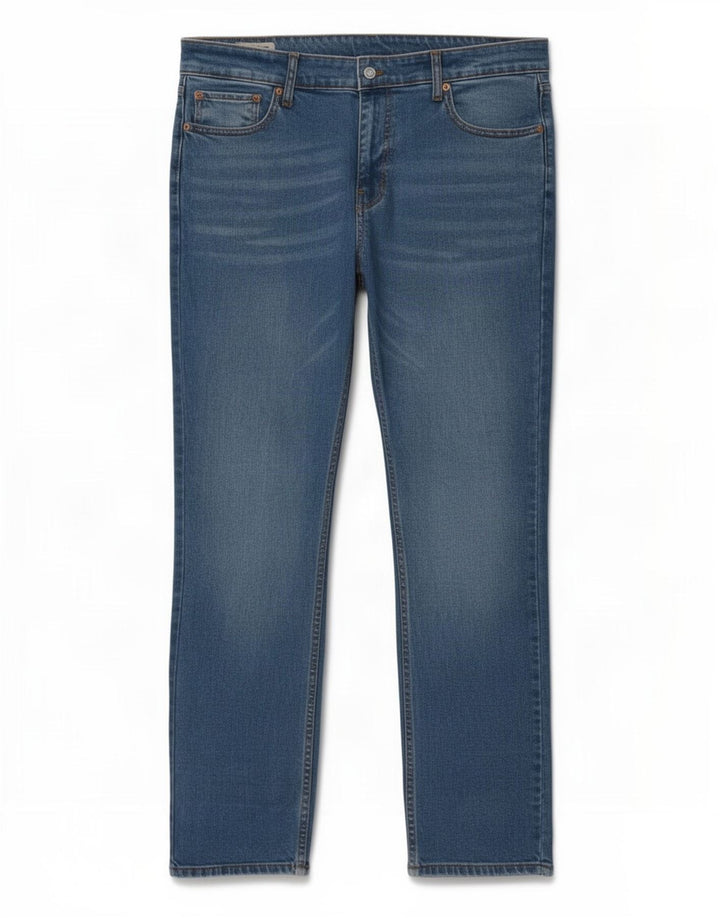 Levi's Herre 511 Slim Jeans W38 L32 Blå Bomuld