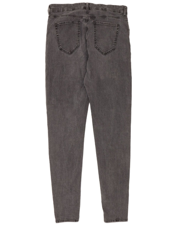 Marks & Spencer Dame Højtalje Skinny Jeans UK 16 Large W32 L30 Grey