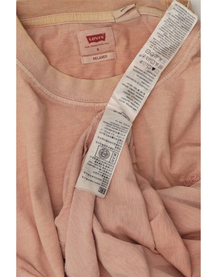 Levi's Herre Relaxed T-Shirt Top Lille Pink Bomuld