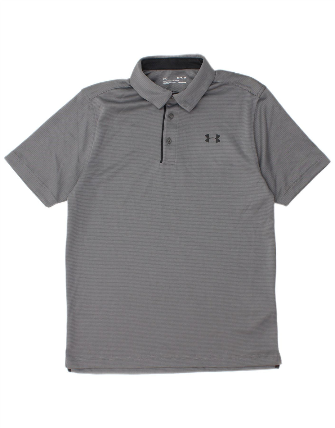 Under Armour Herre Heat Gear Polo Shirt Lille Grå Polyester