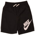NIKE Boys Graphic Sport Shorts 12-13 Years Large Black Polyester