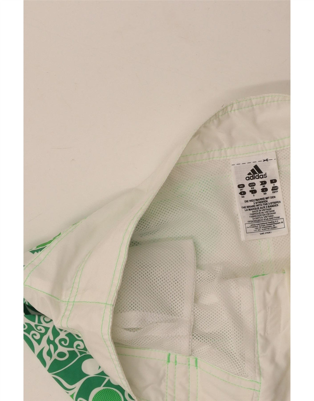 ADIDAS Badeshorts til mænd XS Hvid Paisley Polyester